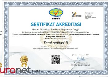 Prodi KPI IAIN Madura Raih Akreditasi B