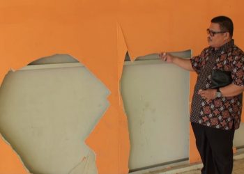 Habiskan 6 Miliar Pasar Pakong Rusak Sebelum Ditempati