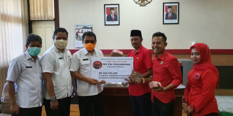 Said Abdullah Bantu Pemkab Pamekasan untuk Menangani Covid-19