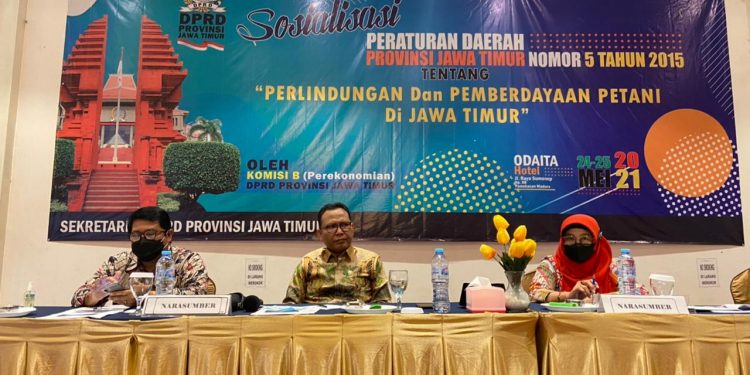 Ketua Komisi B DPRD Jatim Minta Perda Perlindungan Petani Disempurnakan