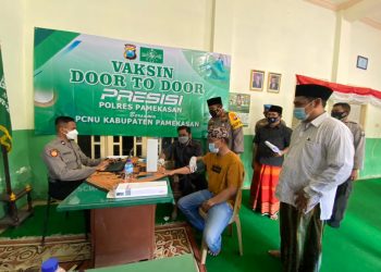Sambut HUT RI ke-76 PCNU Pamekasan Gelar Vaksinasi Massal