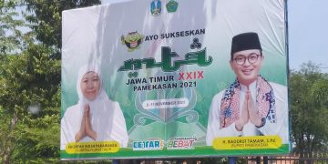 Kampanye MTQ Ke-29 Jawa Timur di Pamekasan Tanpa Gambar Wakil Gubernur