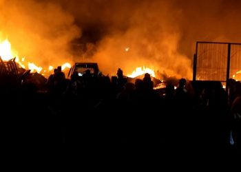 Diduga Korsleting Listrik Gudang Barang Bekas Ludes Dilalap Si Jago Merah