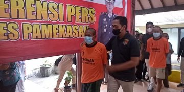 2 Tersangka Pembakaran Truk Pengangkut Tembakau Ditahan Polisi