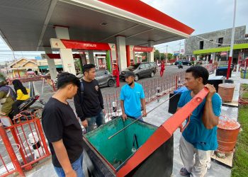 Polres Pamekasan Cek SPBU Jelang Idul Fitri