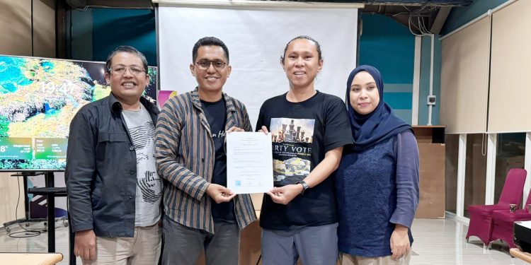 Duet Andre Yuris dan Hanaa Septiana Nahkodai AJI Surabaya 