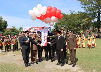 HUT Bhayangkara Ke-78, Kapolres Pamekasan Ajak Anggota Tingkatkan Pelayanan Masyarakat