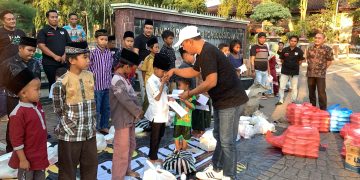 Cawabup Sukriyanto Berbagi Kebahagiaan bersama Anak Yatim