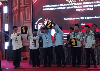 KPU Pamekasan Undi Nomor Urut Paslon Pilkada 2024