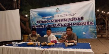 Konsolidasi Pembina Ormawa IAIN Madura Digelar di Pantai Sembilan