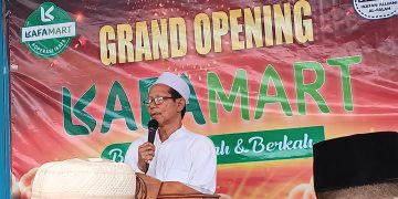 Haji Her Gratiskan Belanja di Kafa Mart saat Grand Opening