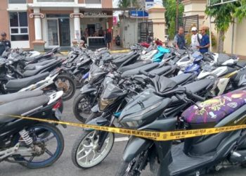 Biar Kapok Polres Pamekasan Kandangkan Motor Balap Liar Sampai Lebaran Usai