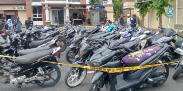 Biar Kapok Polres Pamekasan Kandangkan Motor Balap Liar Sampai Lebaran Usai