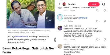 Kritik Satir Aktivis Soal Rokok Ilegal untuk Wakil Rakyat Nur Faizin
