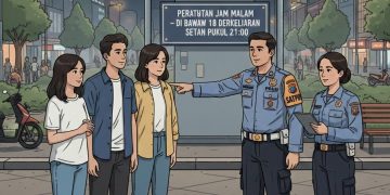 Jam Malam bagi Anak Muda di Pamekasan Mulai Diterapkan