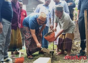 Haji Her Alihkan Laba MBG ke Pembangunan Rumah Warga Miskin di Bangkalan
