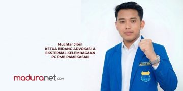 Ketua Bidang Advokasi & Eksternal Kelembagaan PC PMII Pamekasan, Moh. Mohtar Rosid.