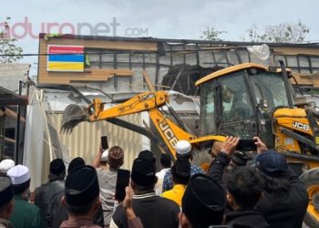 260 Personel Keamanan Tak Berkutik Saat Perusakan Indomaret di Palengaan
